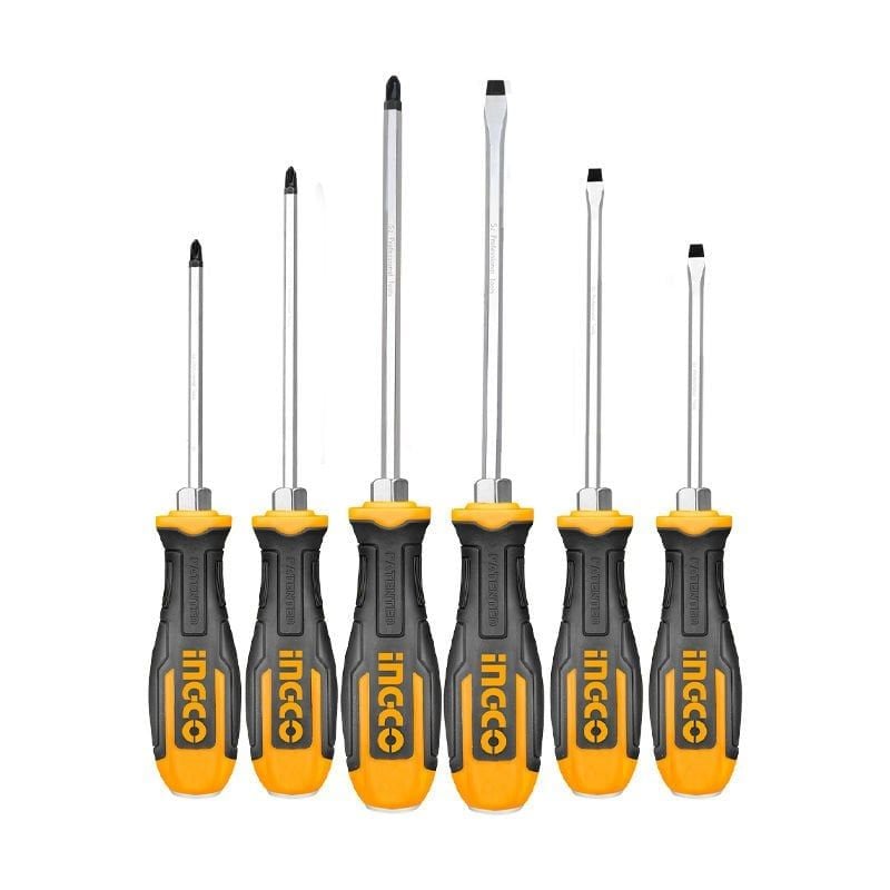 ING-HSGT680608 Endüstriyel 6'lı Darbeli Tornavida Seti